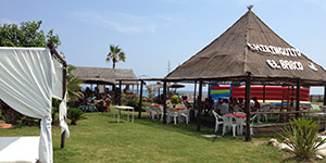 Beach club on Peñoncillo